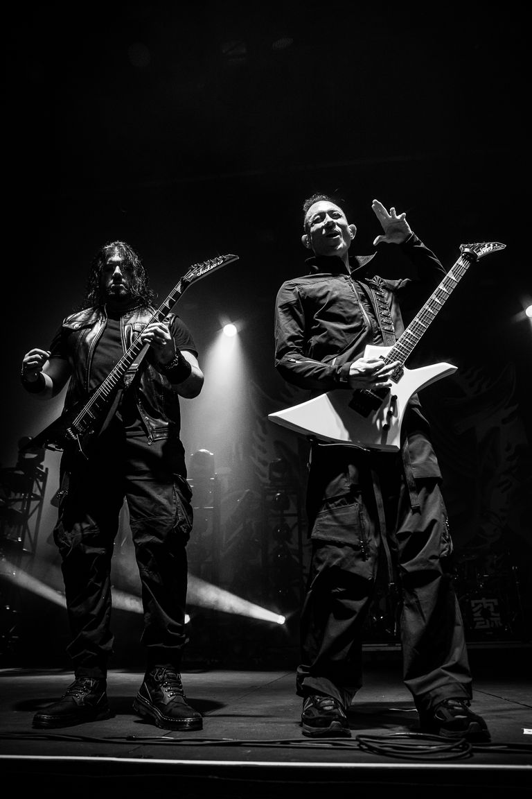 Trivium performing live at AEC Theatre in Adelaide
